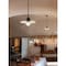 Z-Lite Paloma Pendant, 1-Light, 14 In.W x 6.25 In.H, Matte Black/Clear 821P14-MB - alternate 7